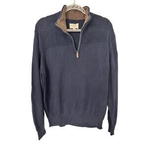 💙🤎 Field & Stream Navy Quarter Zip Pullover XL - Cozy King Vibes ✨